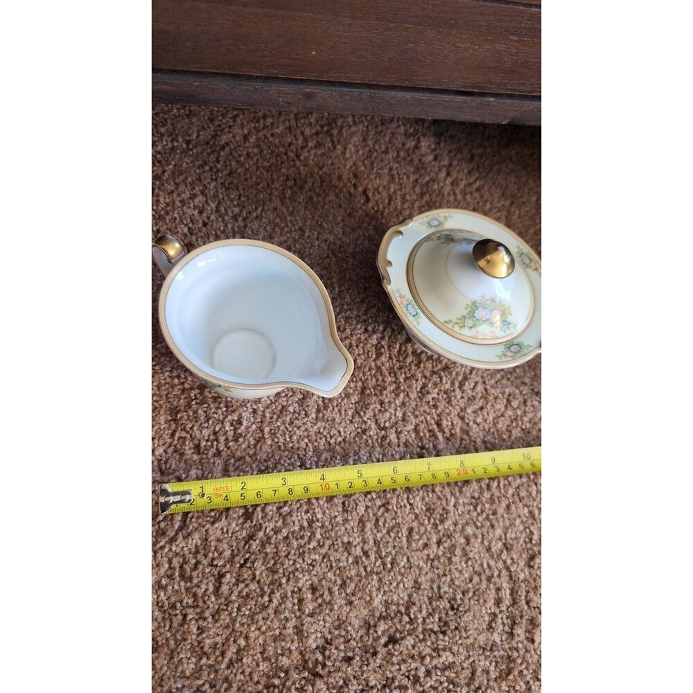 Vintage Sadler Creamer and Sugar Bowl Set